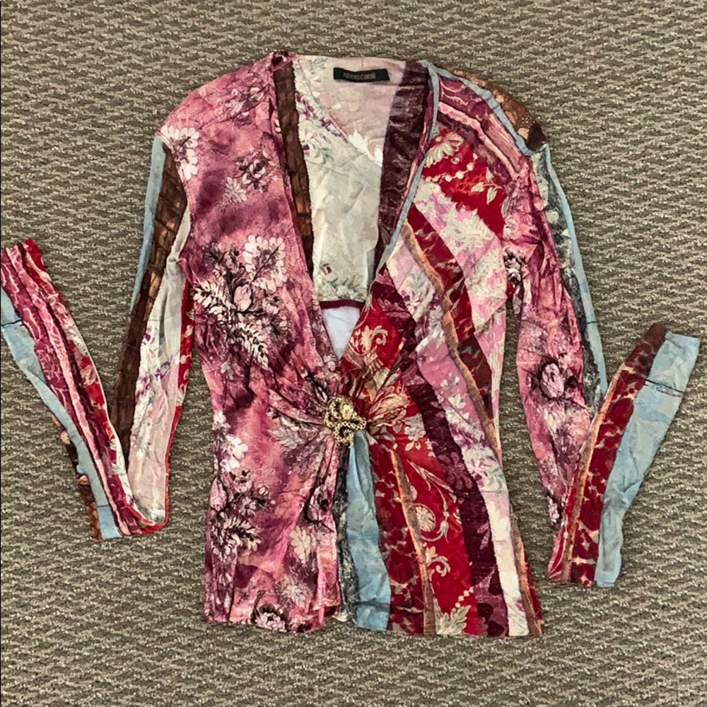 Roberto Cavalli Long Sleeve Blouse